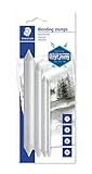 STAEDTLER 5426-S BK4ST Papierwischer, für alle verwischbaren Zeichenmaterialien, spitzbar...
