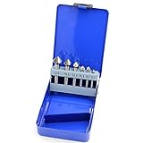 LYPPUL 6 Stück 90°Kegelsenker Set, Kegelsenker Satz Set HSS Senker, Kegelsenker Metall,...