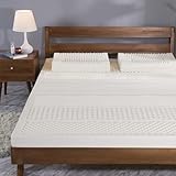 100 % Naturlatex-Matratzenauflage, 10,2 cm, Doppelbettgröße, Memory-Schaum, nicht leicht...