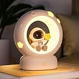 Wetry Kinder Nachtlicht Astronaut Dimmbares Stilllicht Baby Schlummerlicht Mond...