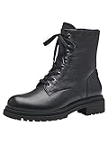 Tamaris Damen Warmfutter Stiefel Leder bequem; BLACK LEATHER, EU 39