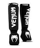 Venum, Kontact Schienbeinschützer, Herren, M, Schwarz