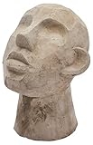 Villa Collection Talvik Kopf Figur Deko, Dekorative Skulptur aus Beton/Zement,...