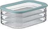 Mepal Aufschnittdose Modula 3-lagig Nordic Green/Grün – 1650 ml Aufschnittbox...