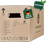 BB-Verpackungen 5x Umzugskartons UMZUGSBOX 632 x 288 x 330 mm 2-wellig (5...