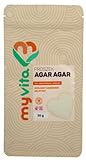 Agar-Pulver 30 g natürliches MYVITA-Verdickungsmittel