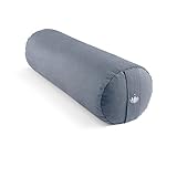 Lotuscrafts Yogarolle für Yin Yoga Ø24 cm - Yoga Rolle mit Dinkelfüllung - Waschbarer...