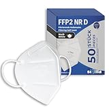 50 Stück CE-zertifizierte schwarze FFP2-Masken Made in Italy| Leichte und komfortable...