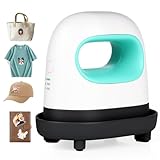 Mini Transferpresse, Apritsce Tragbare Heizpresse Maschine, Hitzepresse mit 3 Heizstufen,...