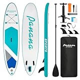 Panana Aufblasbares Stand Up Paddle Board 325x76x15cm mit Premium SUP Board...