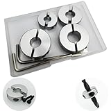 CESFONJER 4 tlg Aluminiumlegierung Tiefenanschlagringe Set Stellungsregler Ring...
