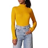 Amazon Essentials Damen Leichter Langarm-Rollkragenpullover mit schmaler...