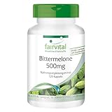 Fairvital | Bittermelone - 120 Kapseln - mit 500mg Bittermelone-Extrakt & 20µg Chrom pro...