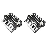 Blmirror 2X Miniatur Akkordeon Mini Musik Instrument Akkordeon Exquisite Musik Instrumente...