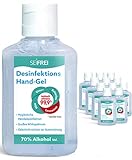 SEIFREI® - Desinfektions Hand-Gel 12 x 60ml | VAH gelistet | Desinfektionsmittel für...