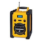 Blaupunkt BSR 682 Baustellenradio Batteriebetrieben – Tragbares Radio mit Bluetooth...