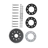 SUNGOOYUE 36 Zähne Flach Kettenrad, 9Mount Hinten Kettenrad Komplett Zubehör für 49cc...