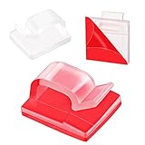 100 Stück Mini Kabelclips, Kabelklemme für Schreibtisch, Outdoor Kabelhalter...