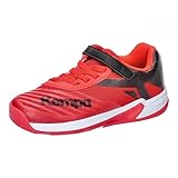 Kempa Wing 2.0 Junior Handballschuhe, Sportschuhe, Turnschuhe, schwarz/rot, 36...