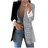 XTBFOOJ Damen Weste lang Damen Parka Damen Jacke Longjacke Damen Baseball Jacke Damen...