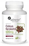 Aliness Coleus forskohlii 400mg, Indianernessel, Nahrungsergänzungsmittel mit...