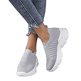 Laufschuhe Damen Outdoor Lässige Atmungsaktive Dicke Sohlen Schuhe Sommerschuhe Sneakers...