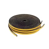 USTNIR Dichtband Selbstklebend Gummidichtung 6mm x 3mm, 15m Dichtungsband für Tür...