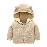 GZSRTT Jacke Mit Babyeinsatz,Steppjacke Kinder Fleece Gefüttert Fleecejacke Walkjacke...