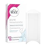 Veet Pure Kaltwachsstreifen für Körper, Arme & Beine - Haarentfernung für sensible Haut...
