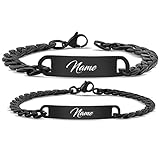 Partnerarmbänder | 2 STÜCK | Armband mit Gravur | Hochwertiges Pärchenarmband...