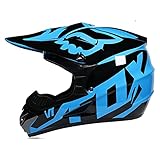 Kinder Motorradhelm, Kinder Crosshelm Fox Design, Downhill Kopf Mit...