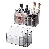 SHIMOYAMA Make-Up Organizer, 2-Pack, Kunststoff Kosmetik Aufbewahrungsbox für...