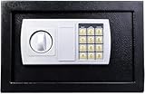 Mini Tresor für Zuhause 34L Tresor Feuerfest Wasserdicht Elektro Safe Mit Notschlüssel...