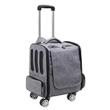 dsmsdre Haustier-/Katzen-/Hundeträger-Rucksäcke, Reise-Trolley, Rucksackträger mit...