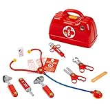 Theo Klein 4457 Arztkoffer | Mit Stethoskop, Thermometer, Spritze und vielem mehr |...