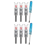 Janasiba 6X Rote LED-Leuchtnocke mit Schalter 7,62 mm Innendurchmesser Kartenschnur...