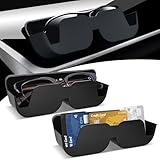 2 STK Brillenhalter für Auto, KFZ Sonnenbrillenhalter, Auto Brillenhalter,...