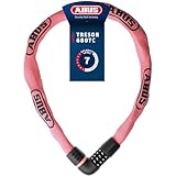 ABUS Kettenschloss Tresor 6807C - Zahlenschloss mit 360°-Bolzen, 7 mm Starke Stahlkette,...