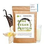 VEGAN Protein-Pulver BIO Vanille ohne Soja & Chemie [Regional aus Deutschland] -...