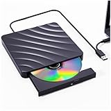 QDSYLQ Externes DVD CD Laufwerk USB: DVD Brenner Extern CD Laufwerk für Laptop PC,...