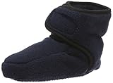 Playshoes Unisex Kinder Baby Fleeceschuhe Krabbelschuhe, Marine, 16/17 EU