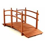 Nexos große Holzbrücke Teichbrücke Teich Garten Holz Brücke mit Geländer...