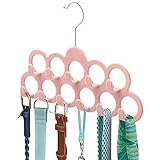 Mangotree Samt-Schalbügel, Schal-Organizer, Beflocktes Samt-Finish, Schalhalter...