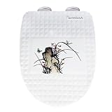 Brigtviee Toilettendeckel Mit Absenkautomatik,Toilettensitz Klein U-FöRmig, Wc Sitz Aus...