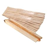 50 Stück Papier-Brotbeutel, Baguette-Kraftbeutel, 58,4 x 10,2 x 4,1 cm,...