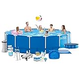 Pool Bundle - Intex Metal Frame Rund 457x122 cm