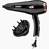 Babyliss Cordkeeper 2000 Haartrockner mit einzigartigem Kabeleinzug, Föhn mit 2000 Watt...