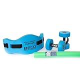 beco Aquafitness 4teiliges Set Aquahantel Schwimmgürtel Poolnudel Schwimmhilfe,...