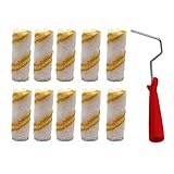 Eighosee Wandmalpinsel mit Abdeckungen, 10,2 cm, 11 Stück