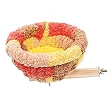 Angoily Warmes Vogelnest für Käfig Kleiner Wellensittich Nistkasten Weiches Winterbett...